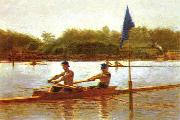 Thomas Eakins Biglen Brothers, Turning the Stake Norge oil painting reproduction